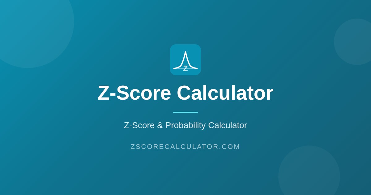 HOW HIGH❗️ Z-Score Calculator — Find Probability from Z-Score